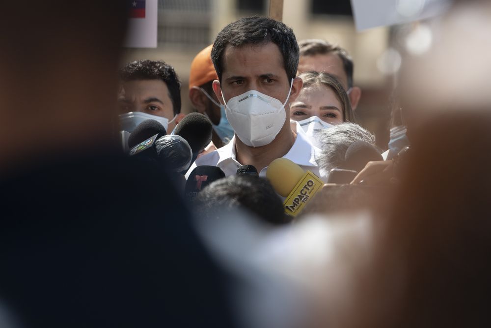 Tổng thống lâm thời Juan Guaido. (Nguồn: Bloomberg)