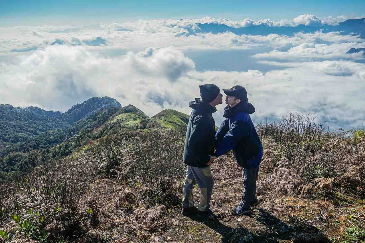 Lên đỉnh Lảo Thẩn tắm mây Lên đỉnh Lảo Thẩn tắm mây