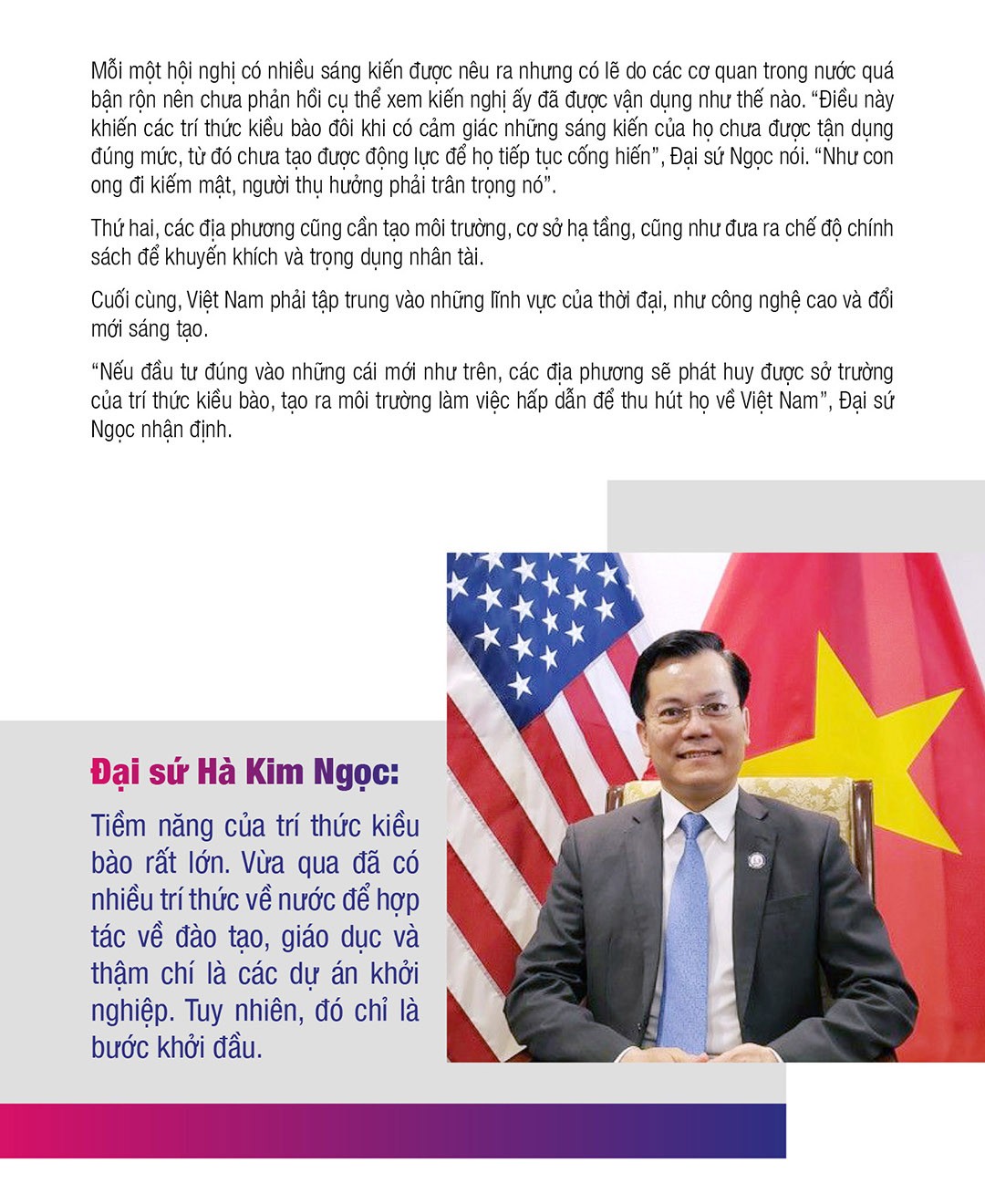 Đại sứ Hà Kim Ngọc