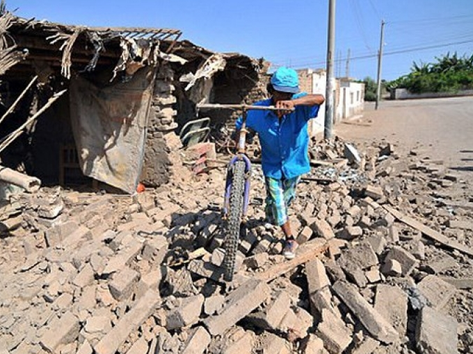 Hiện trường vụ động đất hơn 7 độ richter làm rung chuyển Peru