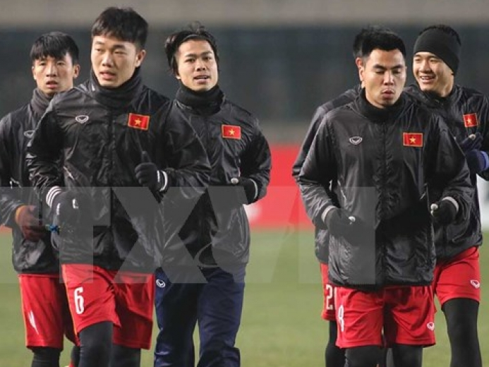 U23 Việt Nam luyện tập chuẩn bị cho trận quyết định với U23 Syria