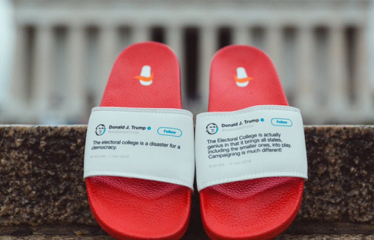 Cách kiếm tiền nhờ phát ngôn mâu thuẫn của Tổng thống Trump