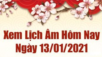 Lịch âm 13/1- Xem Âm lịch hôm nay thứ 4, ngày 13/1/2021 - Lịch vạn niên 13/1/2021