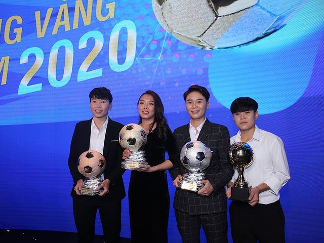 Những khoảnh khắc đẹp tại Gala trao giải Quả bóng vàng Việt Nam 2020