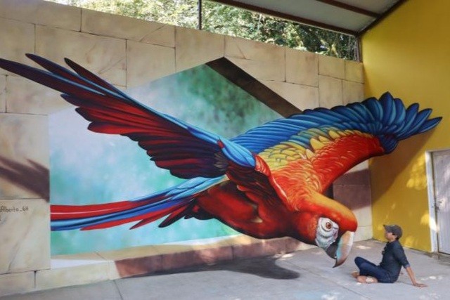 Nghệ thuật đường phố: Kiệt tác tranh 3D khiến nhiều người kinh ngạc