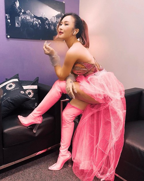 Thời trang biểu diễn từ khi sang Mỹ của ca sĩ trẻ Hương Tràm