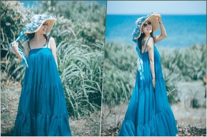 Thời trang nhẹ nhàng, bồng bềnh và thanh lịch giúp Vân ngày càng tỏa sáng