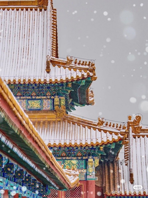 Trung Quốc: Tử Cấm Thành mờ ảo tự cổ tích trong màn tuyết trắng hiếm có