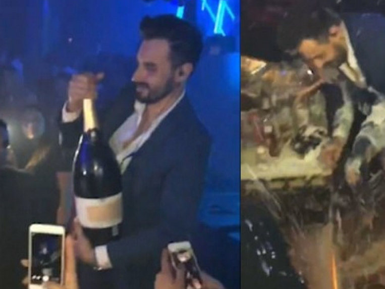 Loay hoay mở nút chai, làm vỡ tan chai rượu trị giá 30.000 Bảng