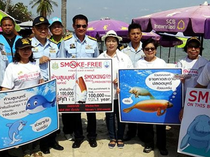 Bị phạt 68 triệu nếu hút thuốc tại các bãi biển ở Thái Lan