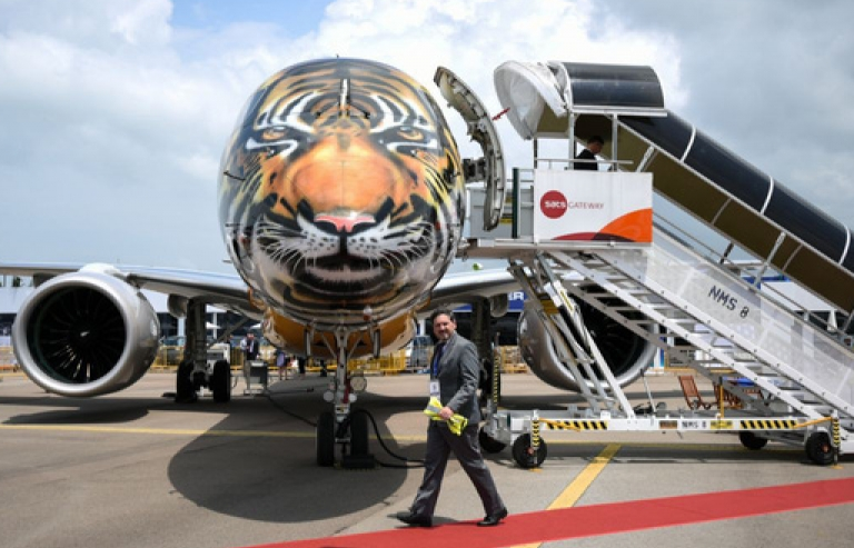 Singapore: Ấn tượng triển lãm hàng không lớn nhất châu Á