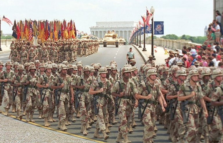 Ảnh hiếm về những cuộc diễu binh lớn ít khi được tổ chức ở Mỹ