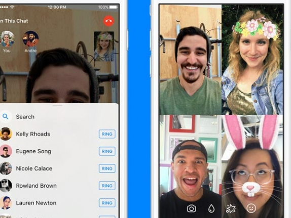 Facebook Mesenger nâng cấp tính năng gọi nhóm