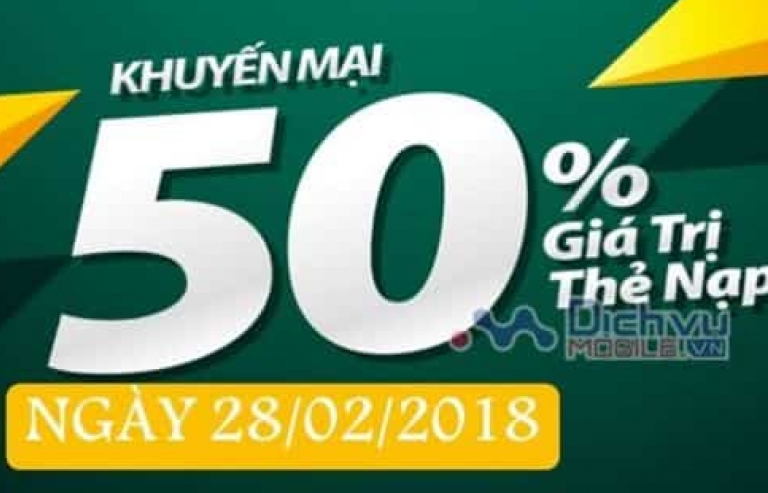 Ngày cuối cùng các nhà mạng khuyến mại tối đa 50% giá trị thẻ nạp cho thuê bao trả trước