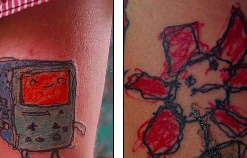 Ấn tượng với tác phẩm của 'thợ' xăm hình nhỏ tuổi nhất thế giới