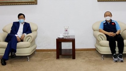 Huấn luyện viên Park Hang Seo hứa hoàn thành mục tiêu ở vòng loại World Cup 2022