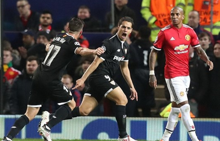 Sevilla loại MU khỏi Champions League ngay tại Old Trafford