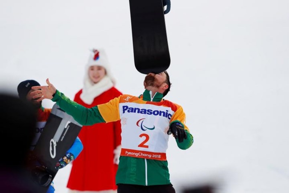 Khoảnh khắc tuyệt đẹp của các VĐV tại Paralympic PyeongChang khoanh khac tuyet dep cua cac vdv tai paralympic pyeongchang