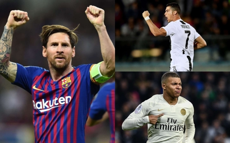 Cuộc đua “Chiếc giày Vàng” châu Âu: Messi dẫn đầu, Ronaldo hụt hơi cuoc dua chiec giay vang chau au messi dan dau ronaldo hut hoi