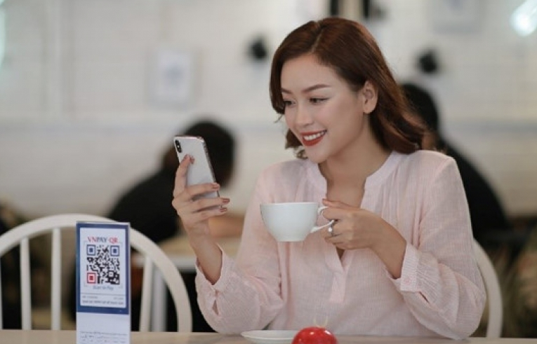 VietcomBank đẩy mạnh thanh toán qua mã QR