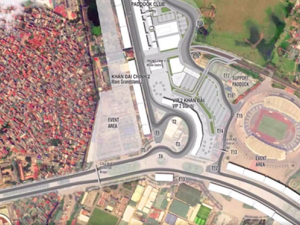 Khởi công xây dựng đường đua F1 tại Hà Nội