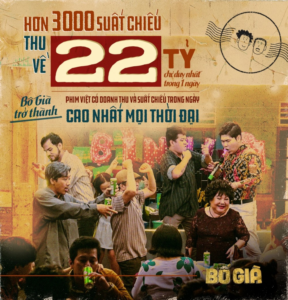 'Bố già' bản điện ảnh thu về 22 tỷ trong một ngày, lập kỷ lục phòng vé