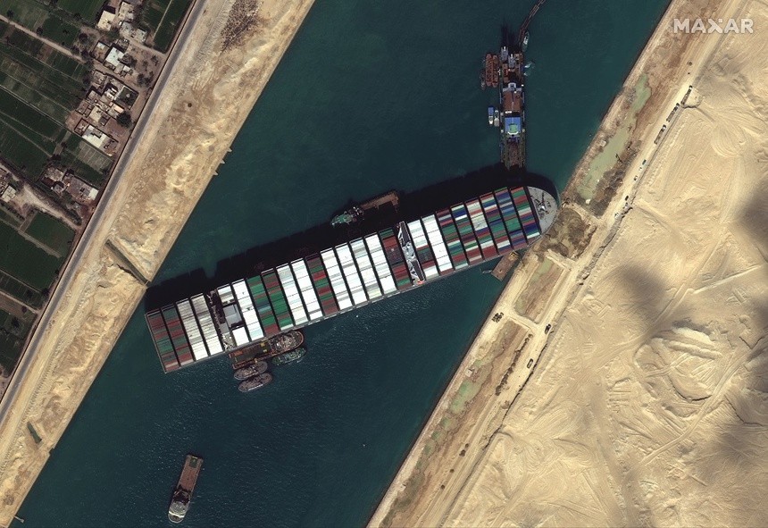 Kênh đào Suez. (Nguồn: Reuters) Kênh đào Suez. (Nguồn: Reuters)