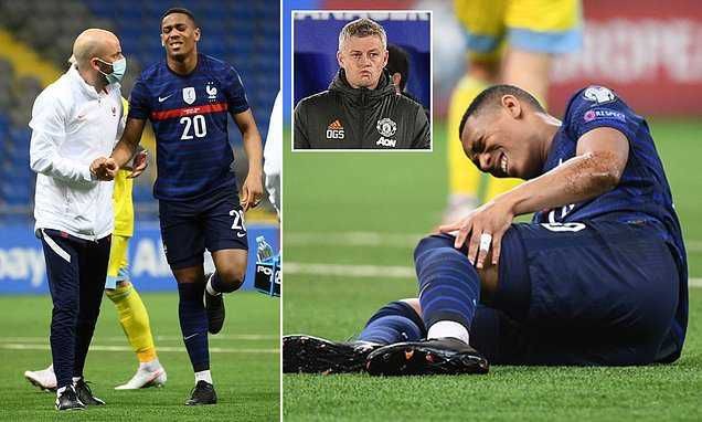 Man Utd: Ronaldo có thể trở về đội, Martial dính chấn thương đầu gối Man Utd: Ronaldo có thể trở về đội, Martial dính chấn thương đầu gối