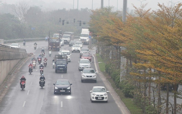 Dự báo thời tiết Hà Nội đêm 11/3 và sáng sớm 12/3 trời lạnh, mưa phùn và sương mù rải rác, sau mưa nhỏ vài nơi. (Nguồn: SK&ĐS)