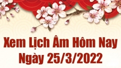 Lịch âm 25/3, xem âm lịch hôm nay Thứ Sáu ngày 25/3/2022 tốt hay xấu? Lịch vạn niên 25/3/2022