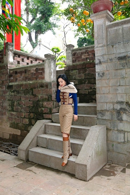 Thời trang đi du lịch trong nước của Hoa hậu Giáng My