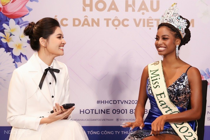 Hoa hậu Trái đất 2021 hy vọng trong những ngày tới, cô có thể khám phá thắng cảnh, thưởng thức nhiều món ăn ngon tại Việt Nam.