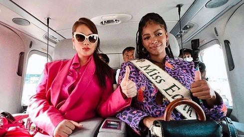 Miss Earth 2021 Destiny Wagner yêu thích các thiết kế từ nhà mốt Việt
