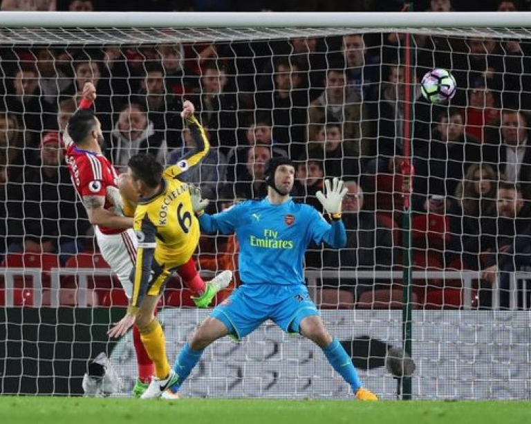 Toàn cảnh trận thắng nhọc nhằn của Arsenal trước Middlesbrough