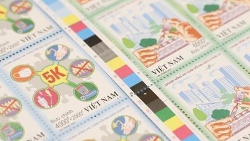 Phát hành bộ tem Chung sống an toàn với đại dịch Covid-19