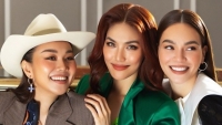 Siêu mẫu Thanh Hằng, Hồ Ngọc Hà, Lan Khuê hội ngộ tại tuần lễ thời trang Cine Gucci