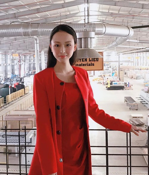 Trương Hồ Phương Nga lên đồ công sở khi đi làm