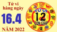 Tử vi hôm nay, xem tử vi 12 con giáp ngày 16/4/2022: Tuổi Dần kinh tế được gia đình trợ giúp