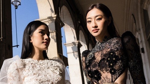 Lương Thùy Linh, Phương Anh diện đầm cao cấp chụp ảnh dưới nắng vàng Paris