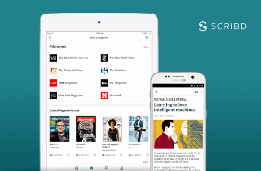 Hơn 500.000 người trả tiền để xem sách, tin tức trên Scribd