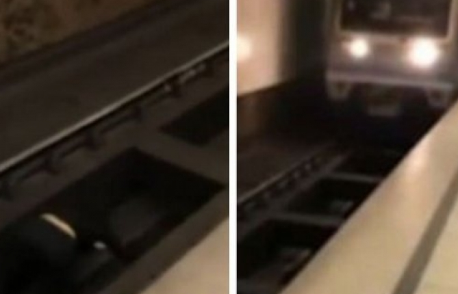 Nga: Nhảy vào đường ray khi tàu đang lao đến để... "câu like"