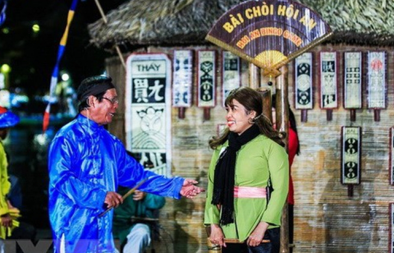 Nghệ thuật Bài Chòi đón bằng Di sản văn hóa phi vật thể đại diện của nhân loại