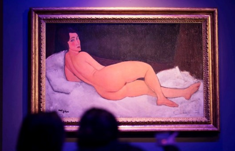 157 triệu USD cho bức tranh người đàn bà khỏa thân của Modigliani