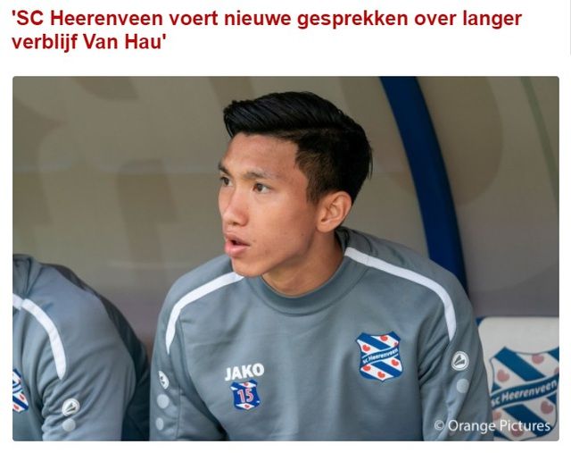 HLV Heerenveen chuẩn bị giáo án riêng cho Văn Hậu để có thể cải thiện điểm yếu hlv heerenveen chi ra diem manh diem yeu cua van hau