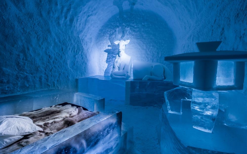 Thụy Điển: Kinh ngạc với khách sạn băng tuyết, lạnh giá 4 mùa