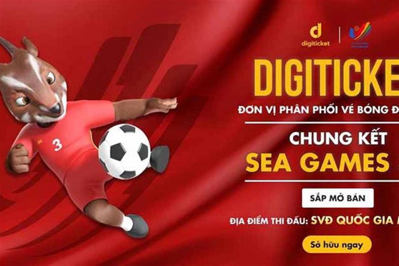 Vé xem trận tranh HCV môn Bóng đá nam SEA Games 31 đã được bán hết