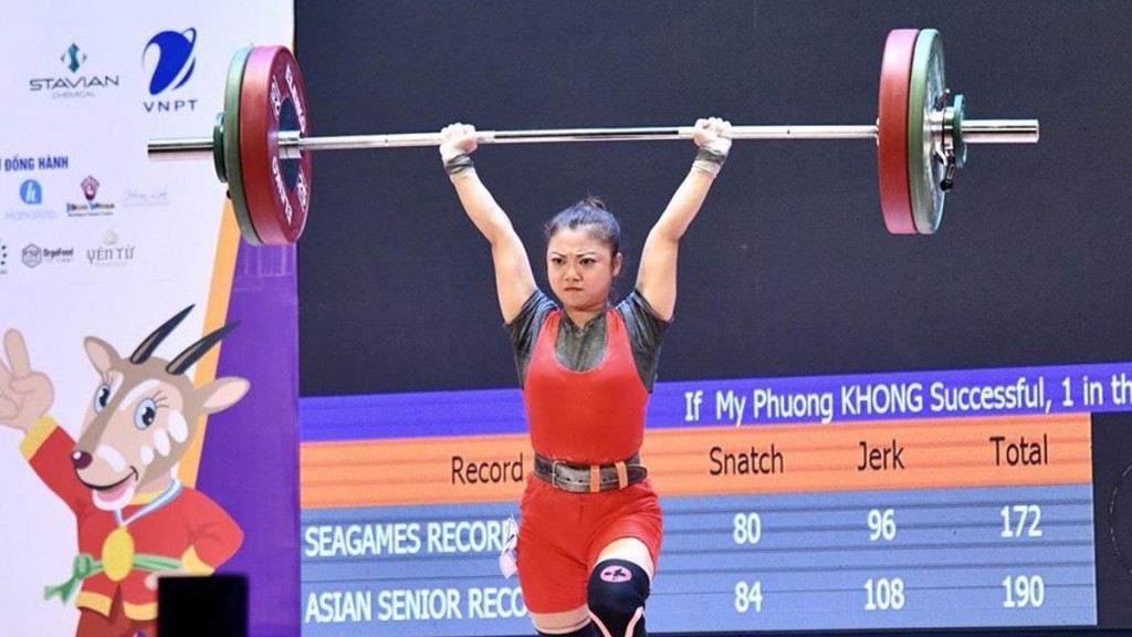 Môn cử tạ SEA Games 31: Đoàn Việt Nam có huy chương đầu tiên