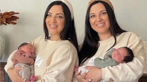 Hai chị em sinh đôi sinh con cùng ngày Hai chị em sinh đôi sinh con cùng ngày