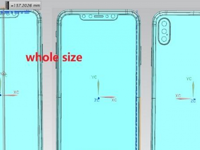 Lộ ảnh mới chứng minh iPhone 2018 có 3 camera
