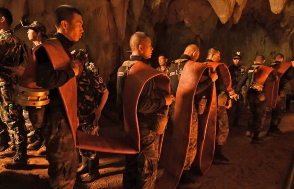 Thái Lan tiếp tục tìm kiếm đội bóng thiếu niên mất tích trong hang động